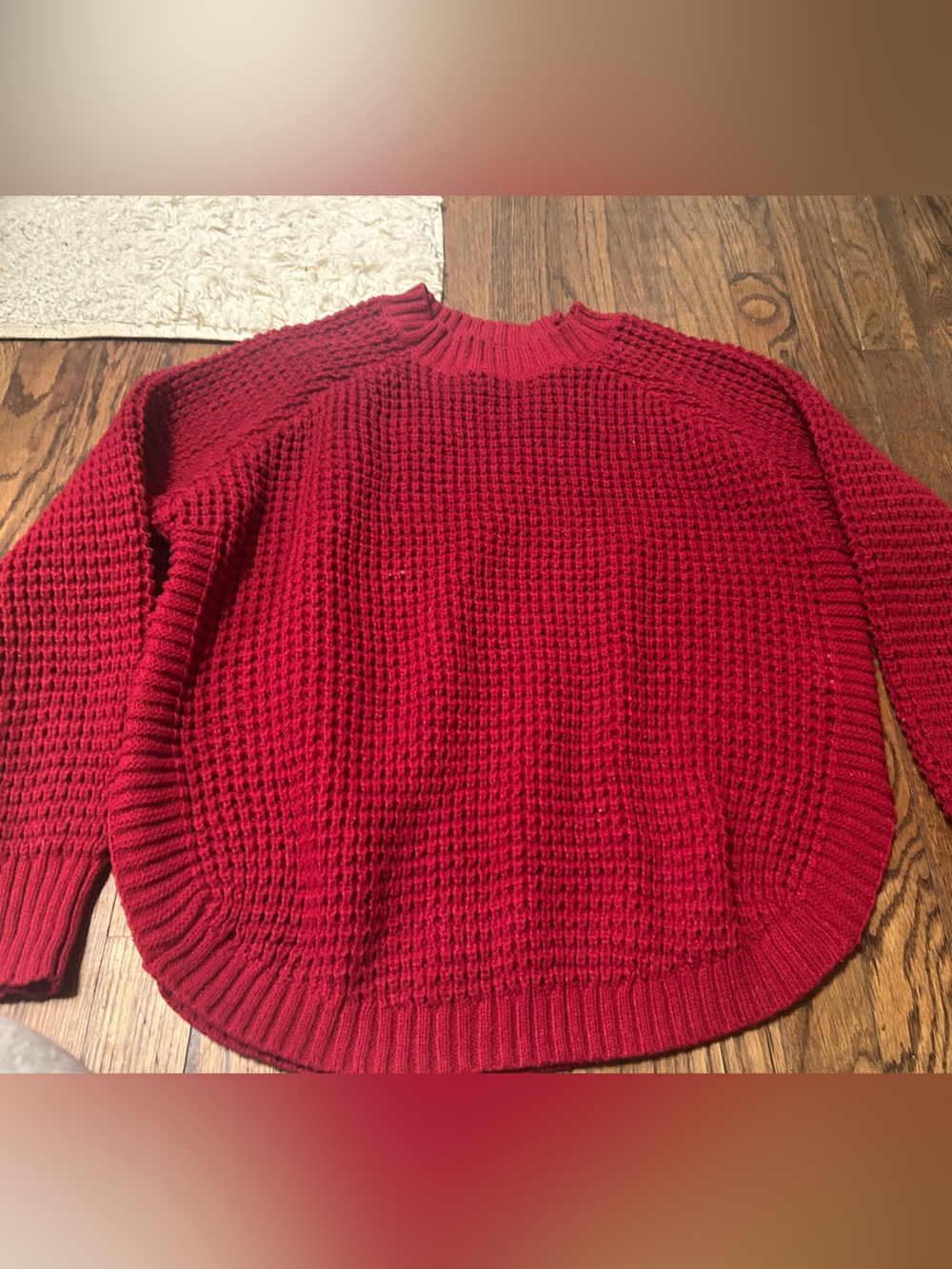 Red sweater